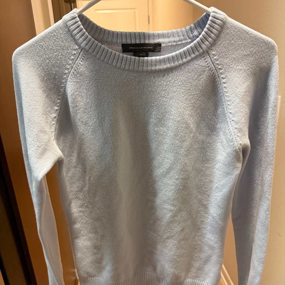 French Connection Light Blue Sweater - S